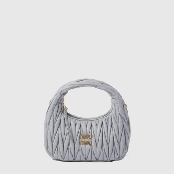 미우미우 여성 완더 마테라쎄 호보 미니 백 - Miumiu Womens Wander Mat… - 1