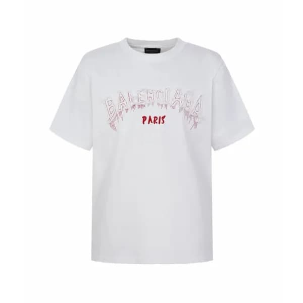 발렌시아가 남성 라운드 반팔 티셔츠 - Balenciaga Mens Round Tshirt… - 1
