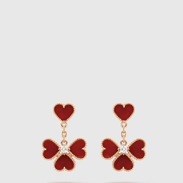반클리프 아펠 여성 스위트 알함브라 에퓌야쥐 이어링 - Van Cleef & Arpels Womens Sweet Alhambra Epuyage Earrings - acc9033x - 1