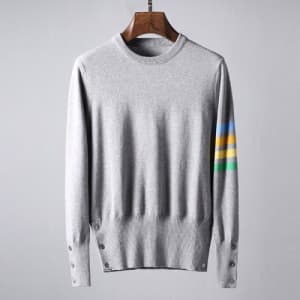THOM BROWNE 2018 MENS ROUND TEE - 톰브라운 남성 라운드티 THO… - 1