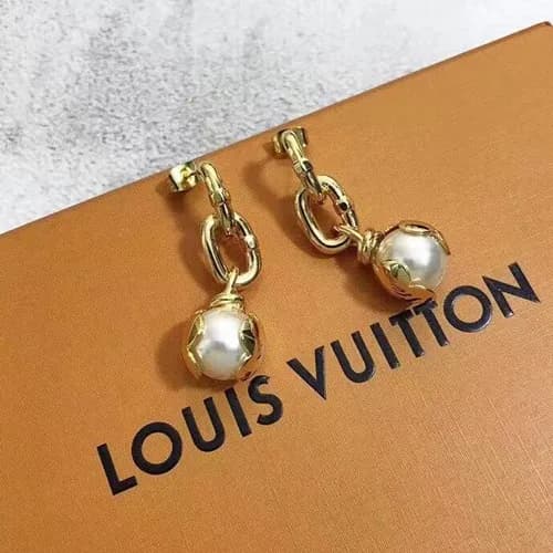 Louis Vuitton Yellow Gold Earring -루이비통 여성용 18k… - 1