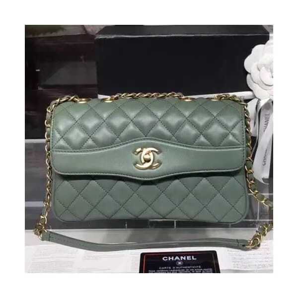 Chanel 2018 Women Chain Leather Shoulder Bag ,24CM… - 1