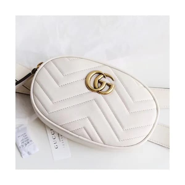 Gucci Marmont Matlase Belt Bag,18CM - 구찌 마몬트 마틀라세 … - 1