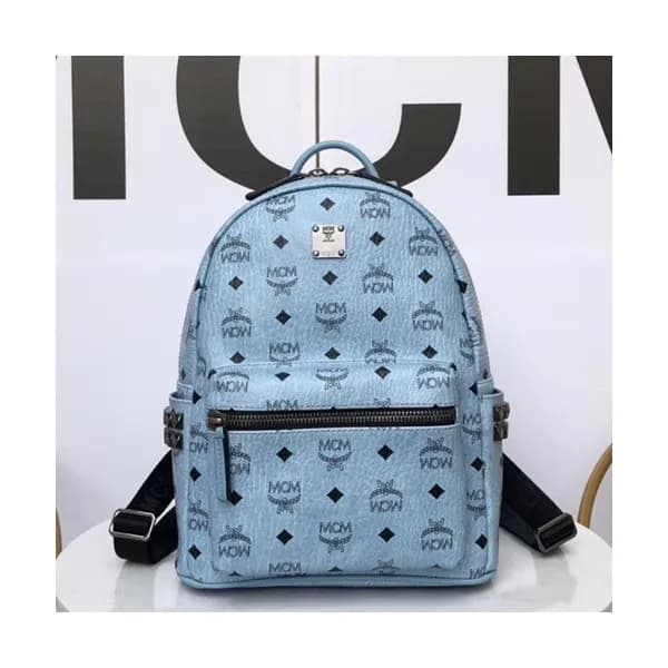 MCM Stark Leather Back Pack,17/21/26/34cm - 엠씨엠 스타…