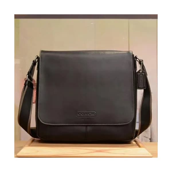 Coach Leather Shoulder Bag,29cm - 코치 레더 남성용 숄더백 70… - 1