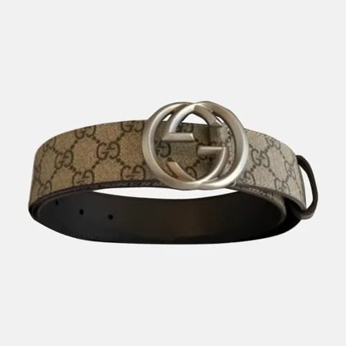Gucci 2019 Reversible Mens GG Leather Belt -구찌 리버시… - 1