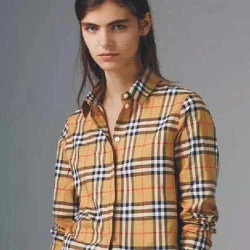 [매장판]Burberry 2018 Ladies Cotton Classic Check Shi… - 1