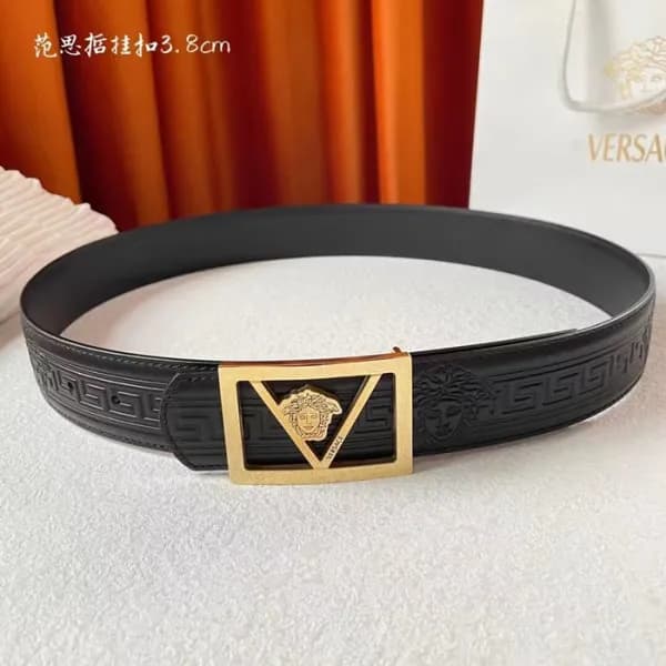 Versace 2022 Mens Palazzo Medusa Steel Box Buckle … - 1