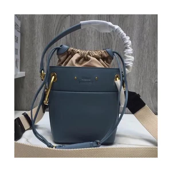 Chole 2019 Roy Leather Bucket Tote Shoulder Bag, 2… - 1