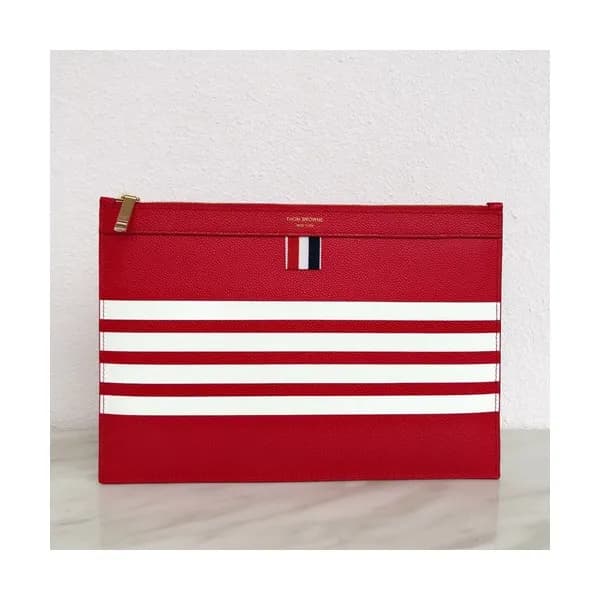 Thom Browne 2019 Leather Clutch Bag ,30/33cm - 톰브라… - 1