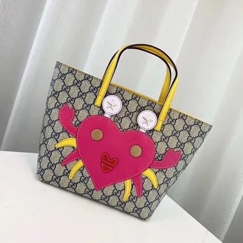 Gucci 2019 Supreme Mini Tote Bag,21CM - 구찌 2019 수프… - 1