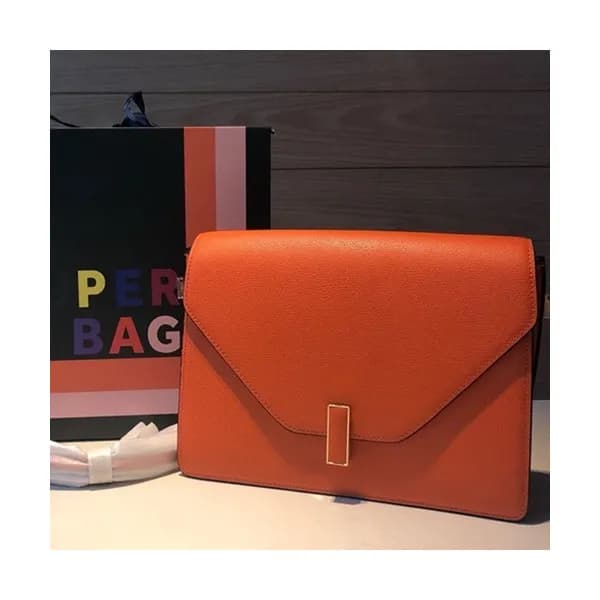 Valextra 2019 Epsom Leather Shoulder Bag,26CM - 발렉… - 1