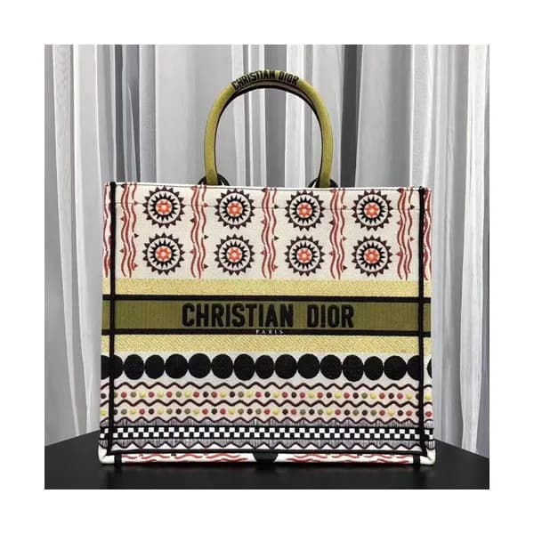 Dior 2019 Women Canvas Book Tote Shopper Bag ,41.5… - 1