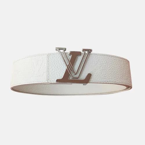 Louis vuitton 2019 Mens Initial Logo Buckle Leathe… - 1