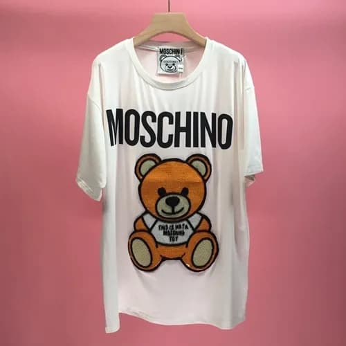 Moschino 2019 Mm/WmCrew -neck Cotton Short Sleeved… - 1