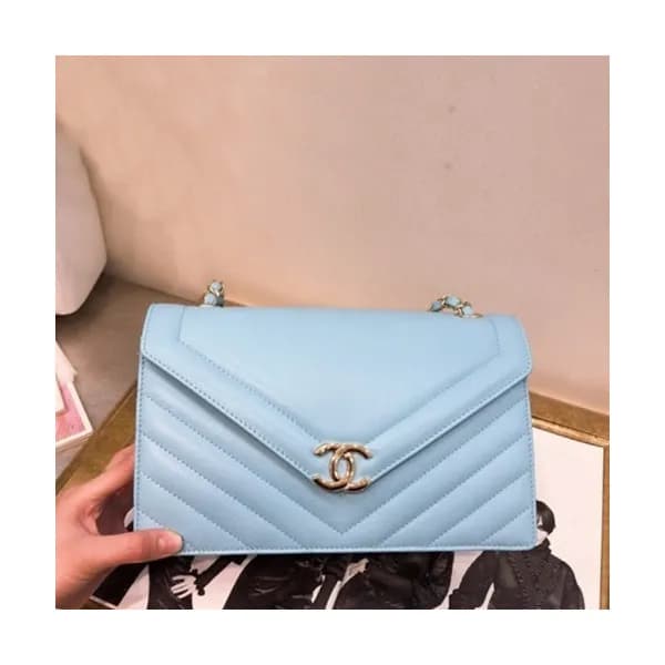 Chanel 2019 Women Large Flap Chain Shoulder Bag,2… - 1