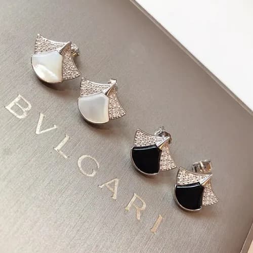 BULGARI Earring -불가리 이어링 BUL0035.(블랙,화이트) - 1