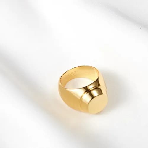 Celine Yellow Gold Ring -셀린느 여성용 옐로우 골드 반지Cel0019… - 1
