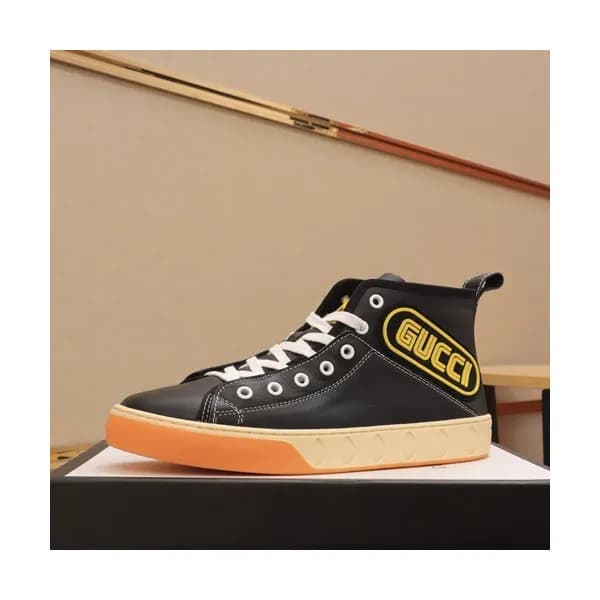 Gucci 2019 Mens Leather Sneakers - 구찌 2019 남성용 레더 … - 1