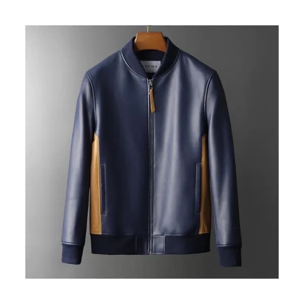 Loewe 2019 Mens Causal Leather Jacket - 로에베 2019 남… - 1