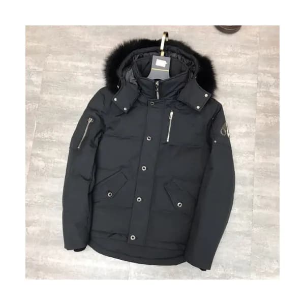 [매장판] Moose Knuckle 2019 Mens Logo Goose Down Padd… - 1