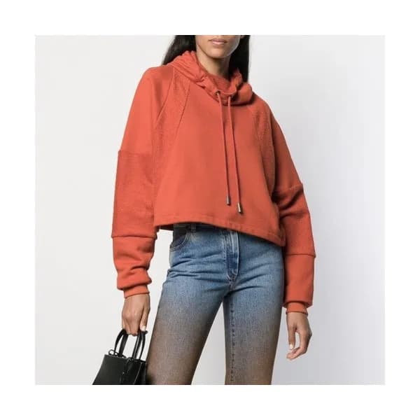 Off-white 2019 Womens Logo Cotton Oversize HoodT -… - 1