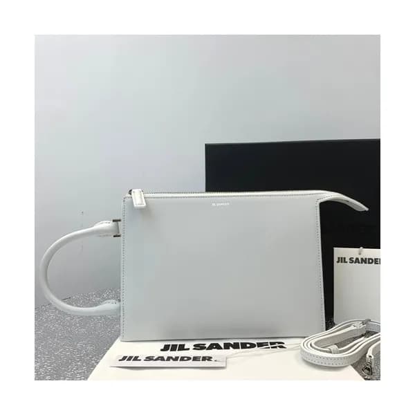 Jil Sander 2019 Tootie Leather Clutch Bag / Tote S… - 1
