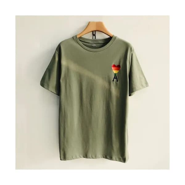 Ami 2019 Mm/Wm Casual Cotton Short Sleeved Tshirt … - 1