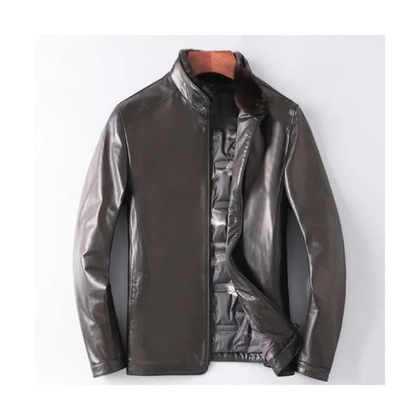 Burberry 2019 Mens Casual Duck Down Leather Jacket…