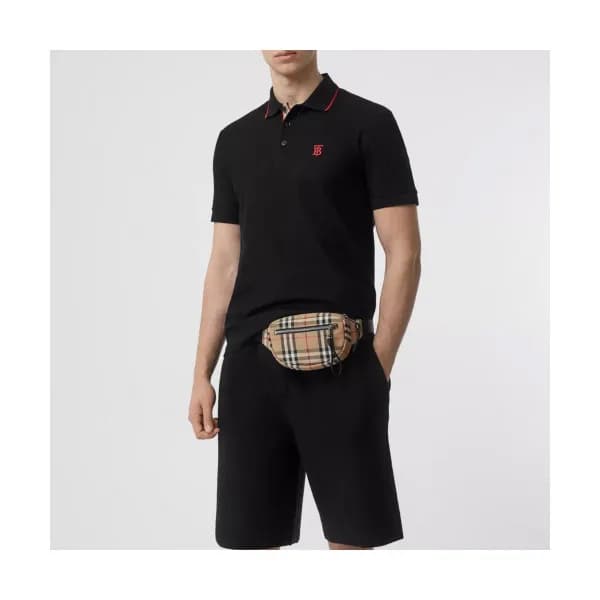 [버버리]Burberry 2020 Mens Logo Cotton Polo Short Sle… - 1