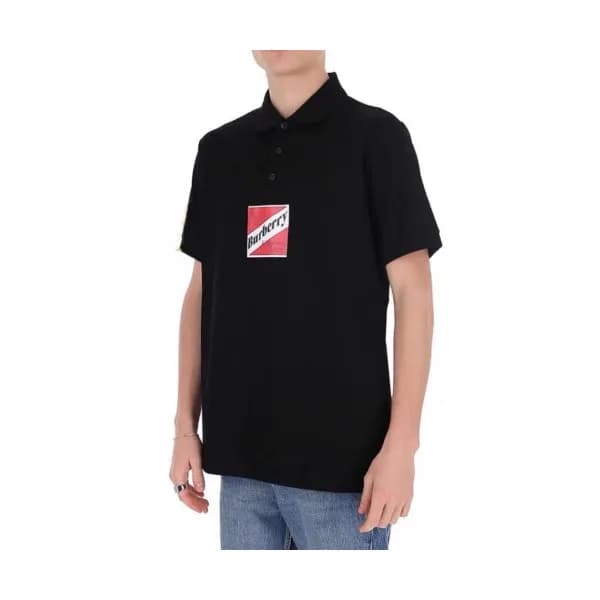 [버버리]Burberry 2020 Mens Logo Cotton Polo Short Sle… - 1