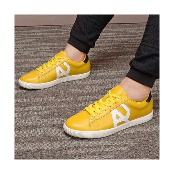 Armani 2020 Mens Leather Sneakers - 알마니 2020 남성용 … - 1