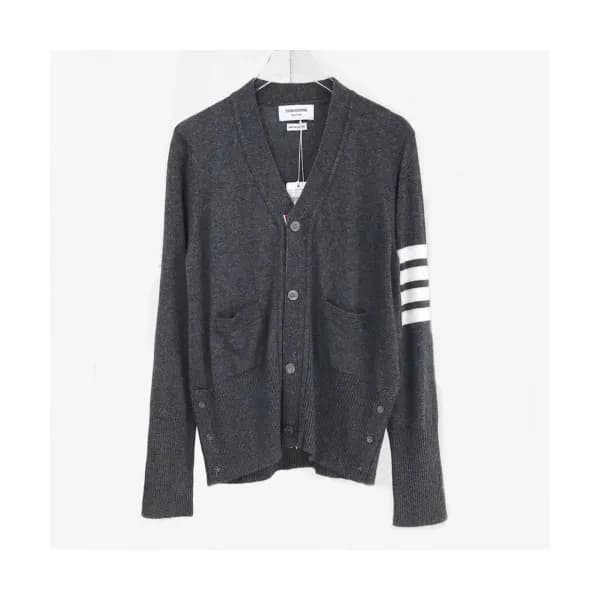 [톰브라운]Thom Browne 2020 Mm/Wm Strap V-neck Cashmere… - 1
