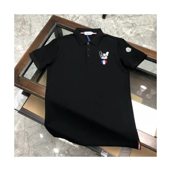 [매장판]Moncler 2020 Mens Logo Silket Short Sleeved P… - 1