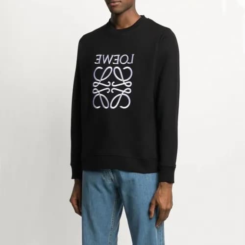 [로에베]Loewe 2020 Mens Logo Crew-neck Cotton Tshirts… - 1