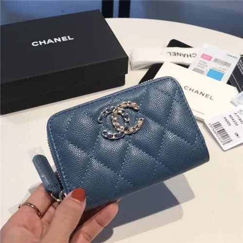 Chanel 2021 Women's Leather Coin purse/Card pu… - 1