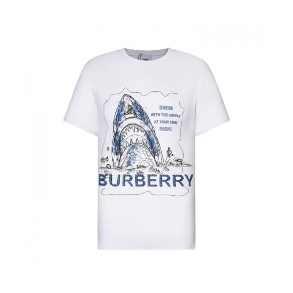 [버버리]Burberry 2021 Mm/Wm Logo Cotton Short Sleeved… - 1