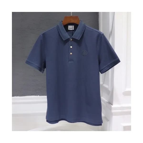 [매장판]Burberry 2021 Mens Logo Cotton Short Sleeved … - 1