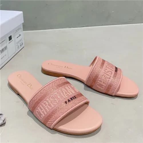 [세련되고 이뻐]Dior 2021 Women's Embroidery Slipper,… - 1