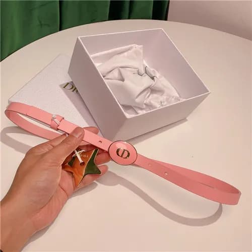 Dior 2021 Women's Leather Belt,1.5cm,DIOBT0061… - 1