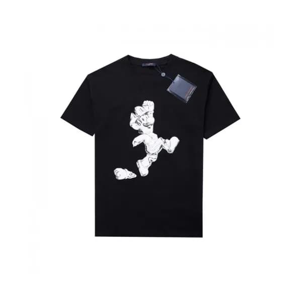 [매장판]Louis vuitton Mm/Wm Logo Short Sleeved Tshir… - 1