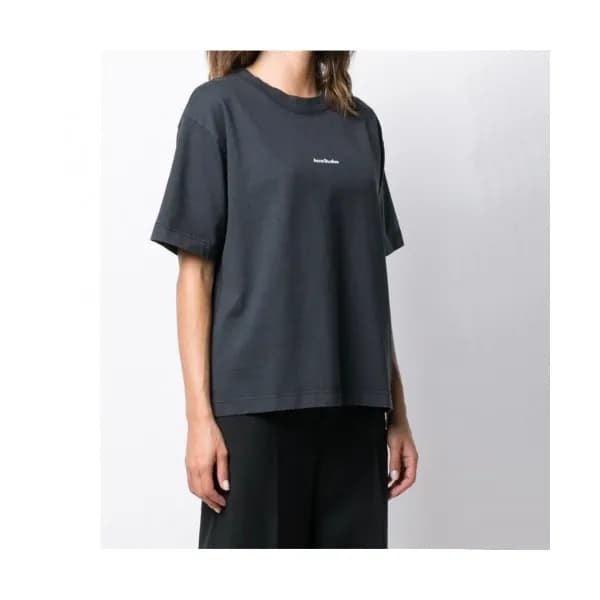 Acne Studios Mm/Wm Logo Cotton Short Sleeved Tshi… - 1
