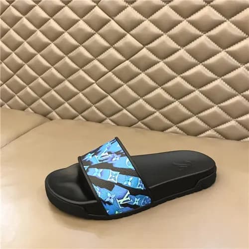 Louis Vuitton 2021 Men's Leather Slipper,LOUS2… - 1
