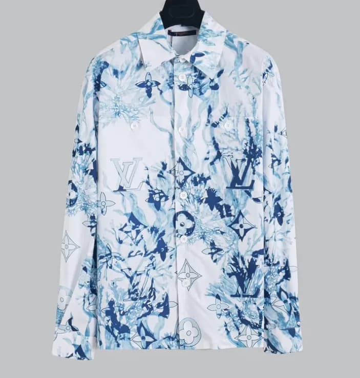 Louis vuitton Mens Trendy shirts White - 루이비통 202… - 1