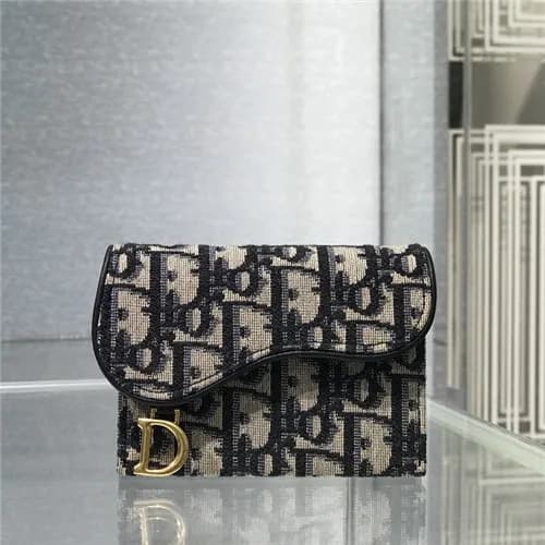 [유니크한]Dior 2021 Women's Canvas Card Purse,10.5… - 1