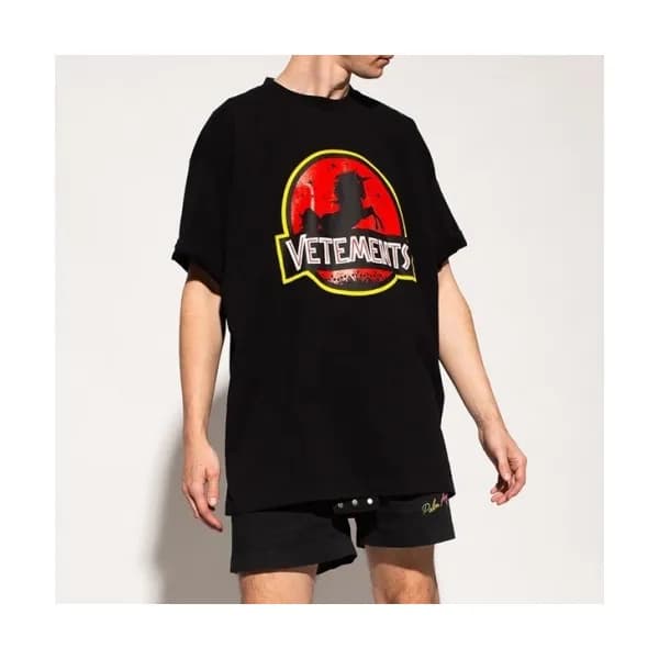 [매장판]Vetements Mm/Wm Printing Logo Cotton Short S… - 1