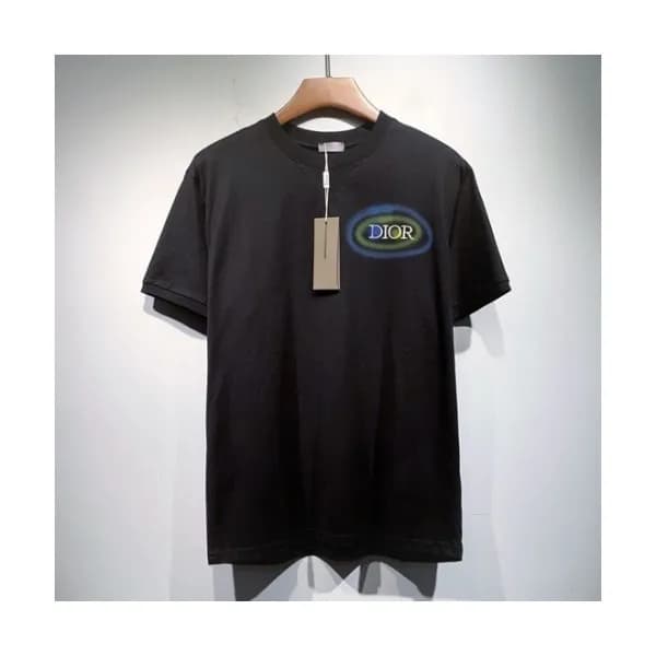 Dior Mm/Wm Casual Crew-neck Short Sleeved Tshirts… - 1