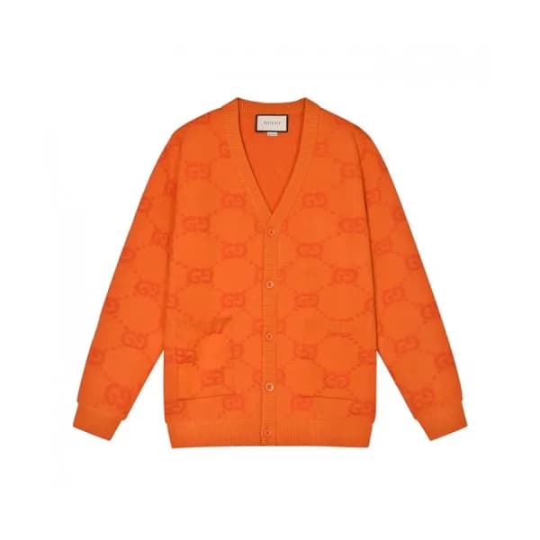 Gucci Mm/Wm Trendy V-neck Cardigan Orange - 구찌 20… - 1