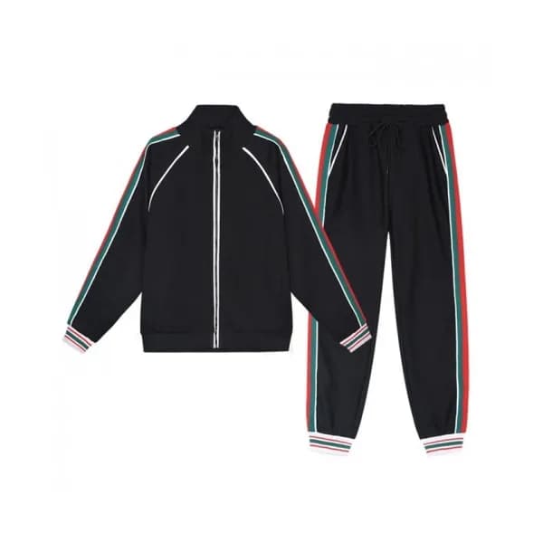 Gucci Mens Logo Casual Training Clothes Black - … - 1