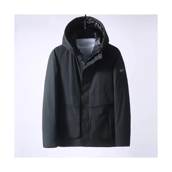 Fendi Mens Logo Casual Down Jackets Black - 펜디 20… - 1
